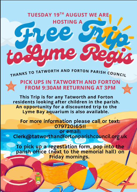 Free trip to Lyme Regis poster